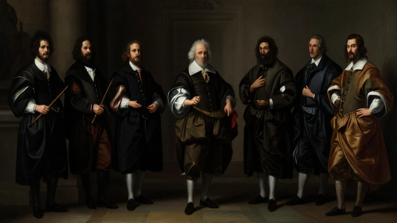 Retrato científico histórico con iluminación dramática