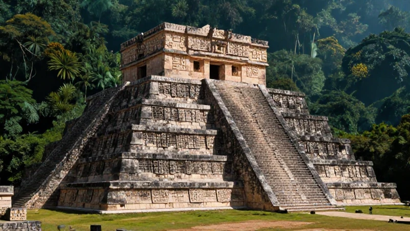 Línea del tiempo de México: 2500 AC a 1521 DC en detalle 4 Pirámide maya, arquitectura antigua, época clásica