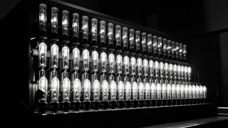 Fotografía antigua de ENIAC imponente