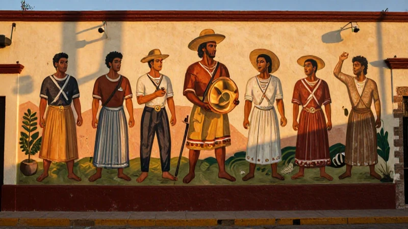 Línea del tiempo de México: Acontecimientos 1920-1940 9 Murales mexicanos post-revolución con luz dorada