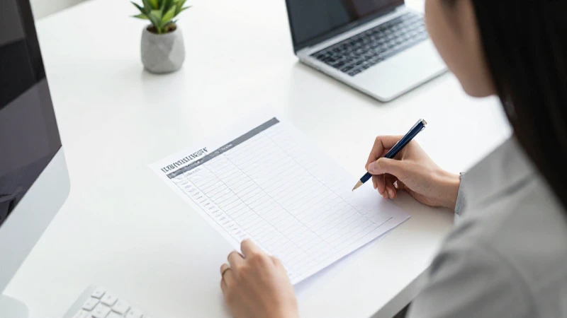 Beneficios del Esquema de Actividades: Mejora tu Productividad 4 Escritorio ordenado, persona enfocada, luz natural