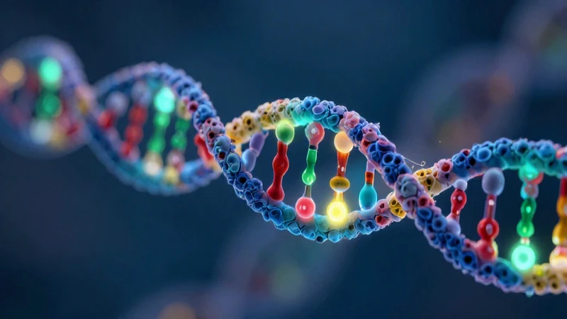 El increíble Esquema del ADN 5 ADN resplandeciente, captado con detalle