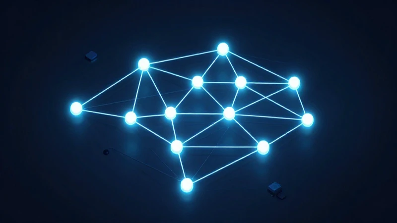 Diagrama de red luminoso e isométrico