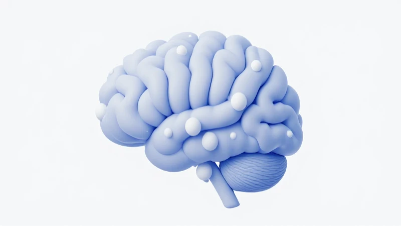 Ilustración digital moderna de conexiones neuronales