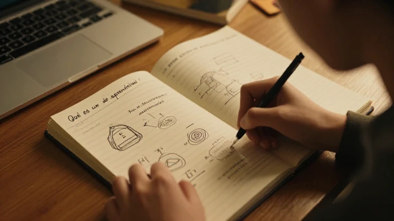 Estudiantes aprenden con esquemas visuales claros