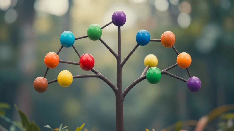 Árbol luminoso conectado, suave y cinematográfico