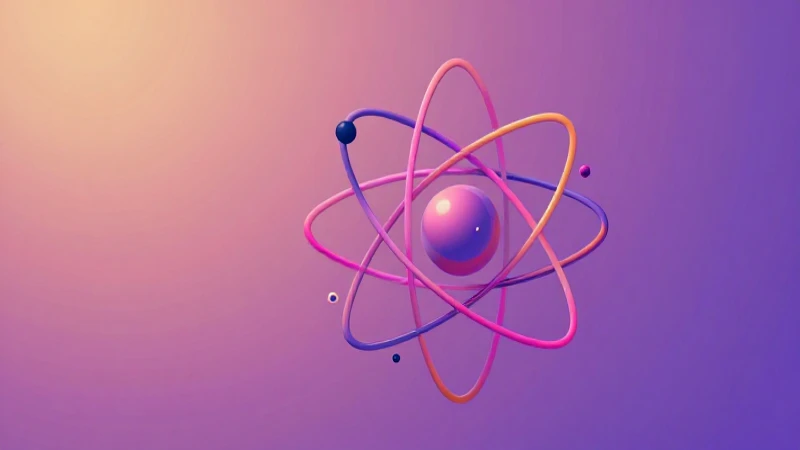 El Mundo del Esquema Atómico: Un Viaje al Microcosmos 6 Átomo brillante con iluminación suave