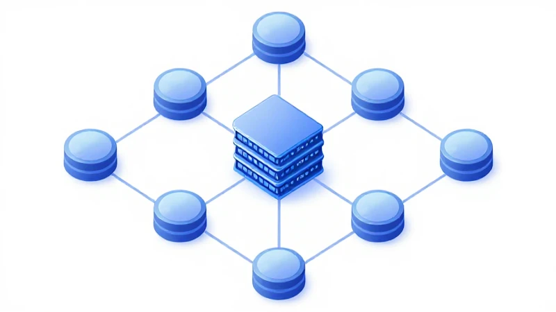 Diagrama de base de datos visualmente estilizado e isométrico