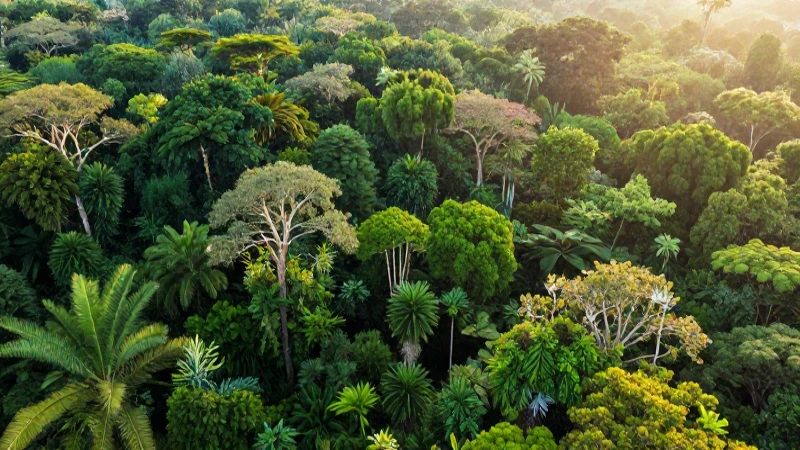 Qué es la biodiversidad en México y su importancia mundial 8 Selva exuberante, colorida y vista aérea