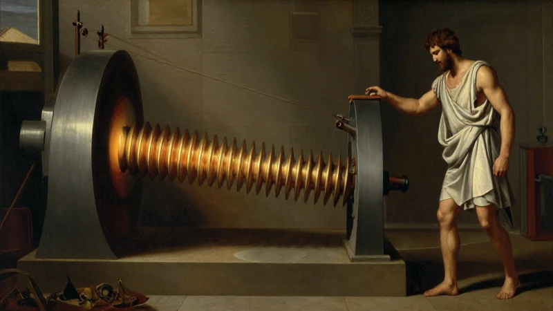 Cuáles fueron la biografía y descubrimientos de Arquímedes 6 Un anciano griego usa luz volumétrica clásica