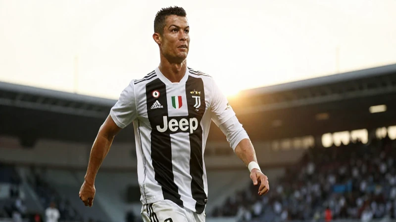 Ronaldo luce espectacular en la camiseta Juve