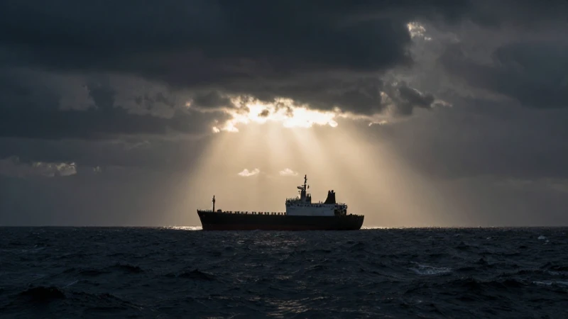 Silueta del barco Colón, mar atlántico tormentoso
