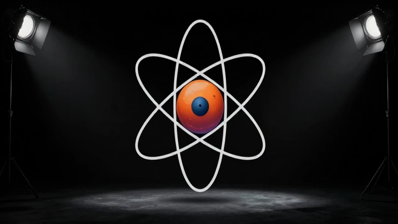 Esquema de Bohr: El modelo que revolucionó la física cuántica 3 Átomo ilustrado con iluminación cinematográfica y fondo negro