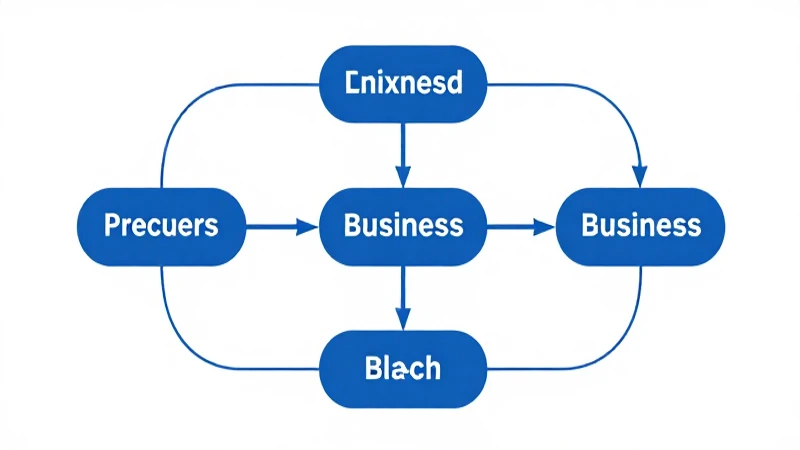 ¿Qué es el Esquema BPMN y cómo puede mejorar tus procesos de negocio? 6 Diagrama de flujo profesional con nodos interconectados