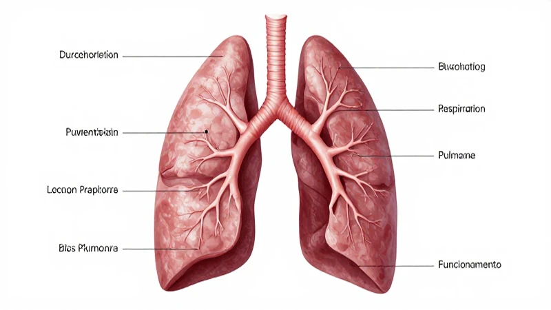 Esquema de los Bronquios y Pulmones: Estructura y Funcionamiento 3 Los pulmones permiten la respiración