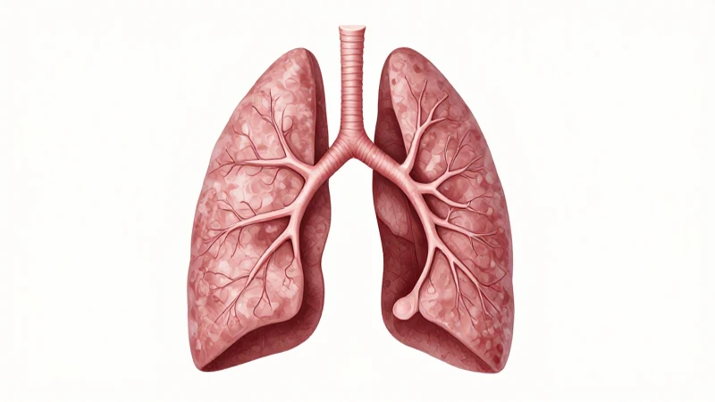 Esquema de los Bronquios y Pulmones: Estructura y Funcionamiento 4 Ilustración anatómica detallada del árbol bronquial
