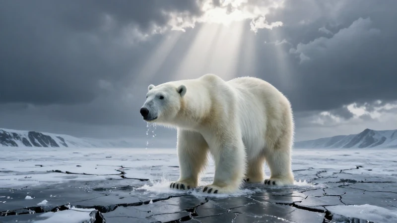 Esquema Calentamiento Global: Causas, Efectos y Soluciones 3 Desolación climática con luz dramática