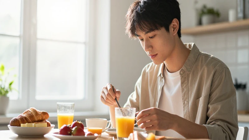 Cuál es la diferencia entre autonomía y heteronomía 6 Joven preparando desayuno con luz cálida