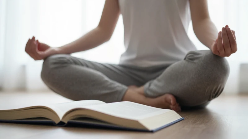 Meditación tranquila bajo luz suave y serena
