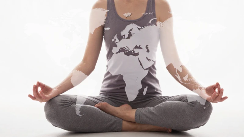 Meditación artística sobre mapa translúcido