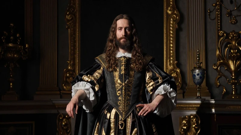 Retrato barroco, majestuoso y con gran contraste
