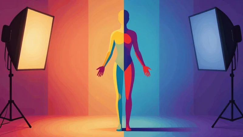 Ilustración vibrante del cuerpo humano