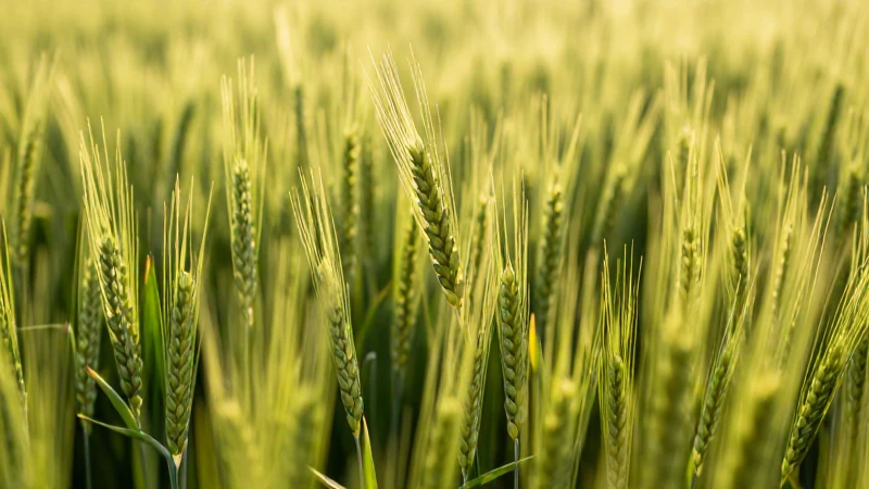El ciclo del nitrógeno: Un proceso fundamental para la vida en la Tierra 4 Campo triguero dorado al atardecer real