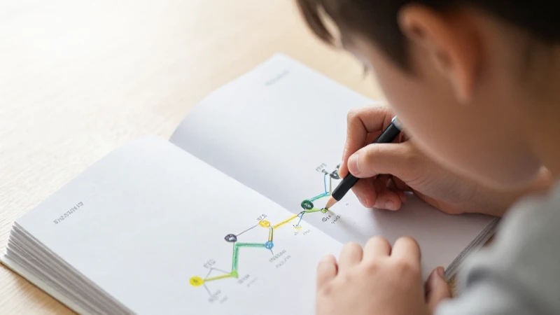 Niño estudia concentrado bajo luz cálida