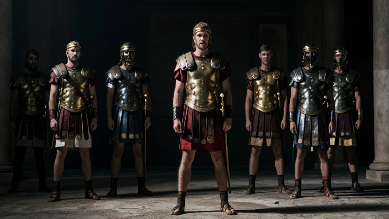 Civilización hebrea: líneas de tiempo sobre su rica historia 6 Legionario romano vigila prisionero judío dramáticamente
