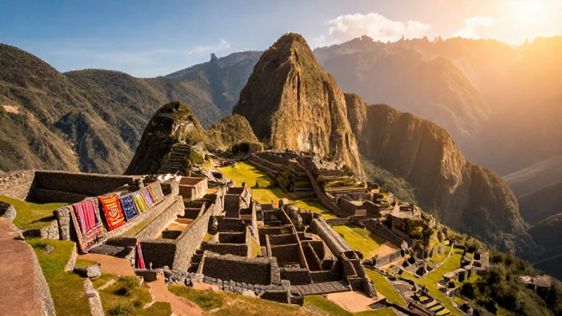 Dónde hallo una línea del tiempo de civilizaciones andinas 10 Ruinas incas, colores, luz dorada: majestuosidad amplia