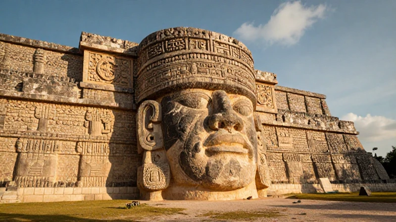 Línea del tiempo de las civilizaciones antiguas de México 1 Cabezas olmecas antiguas bajo luz cinematográfica