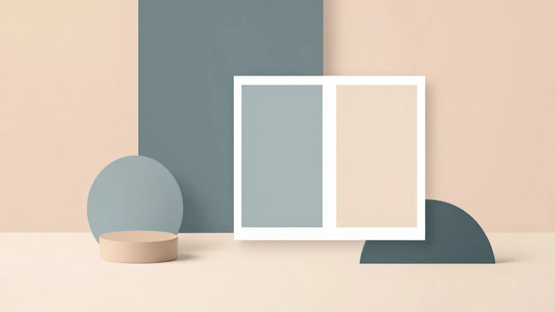 Diseño moderno y minimalista sobre superficie plana