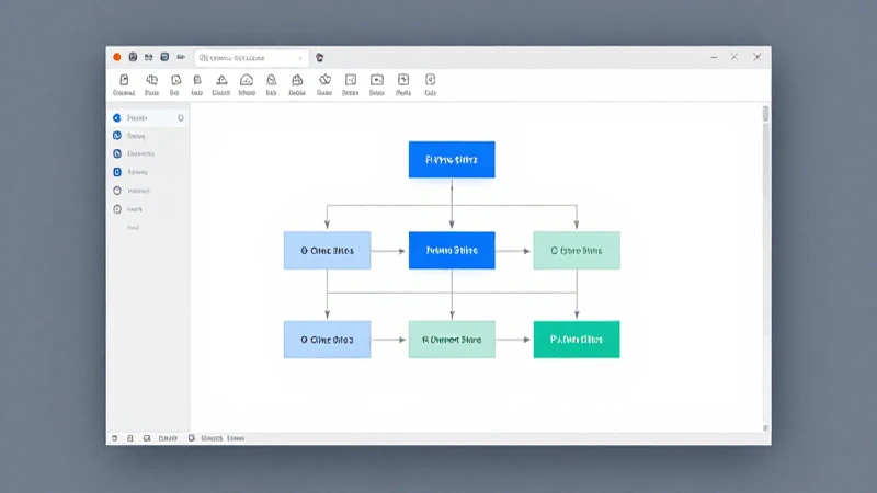 Diagrama moderno con iluminación suave y limpia