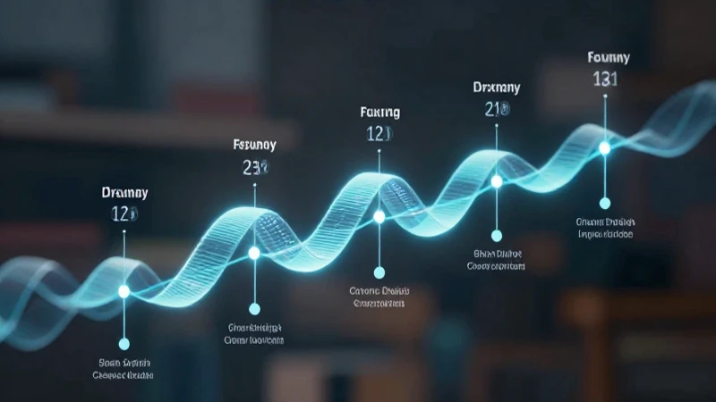 Cronología brillante con iluminación cinematográfica