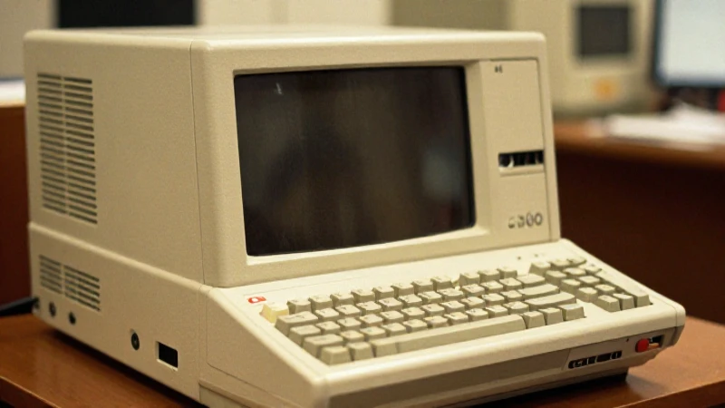 Cómo ha evolucionado la tecnología desde el ábaco hasta hoy 7 Ordenador IBM 360 en oficina antigua