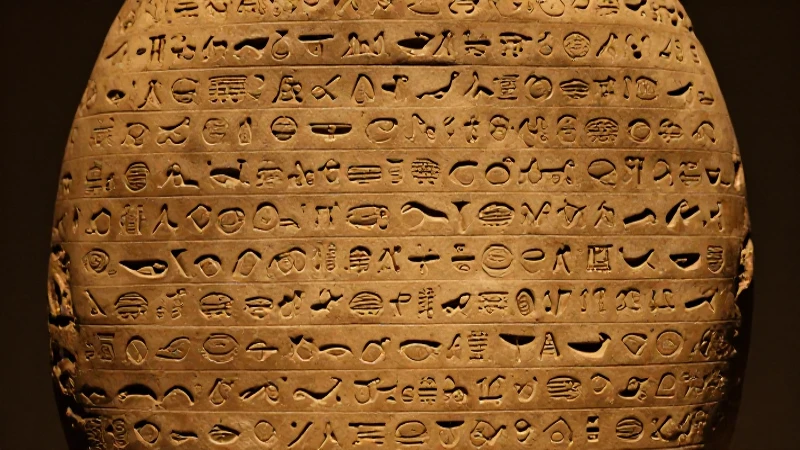 Tableta mesopotámica con escritura cuneiforme antigua