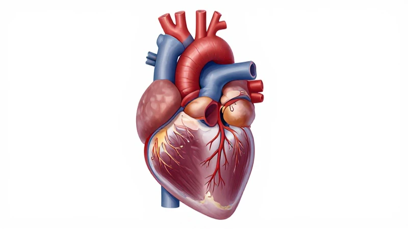 El Esquema del Corazón: Un Análisis Detallado de su Estructura y Funcionamiento 5 Corazón anatómico ilustrado con iluminación suave
