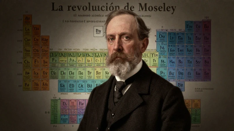 Moseley revolucionó la tabla periódica con átomos