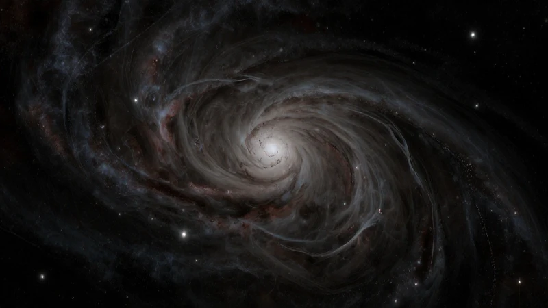 Nebulosas estelares pintadas con luz dramática