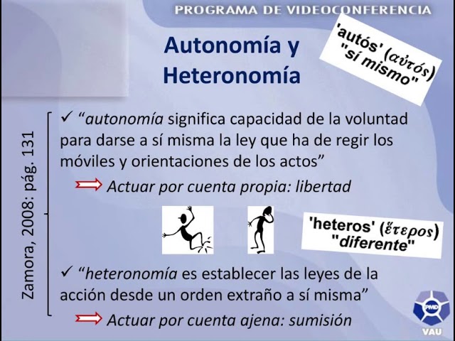 DIFERENCIA entre AUTONOMÍA y HETERONOMÍA EXPLICADA