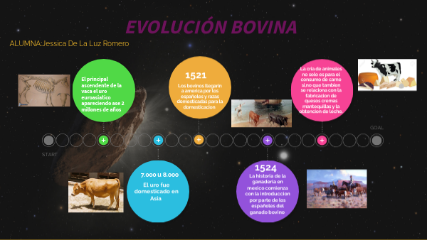 cual es la historia y evolucion de la ganaderia en