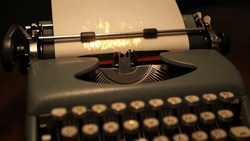 Cuál es la evolución histórica de los procesadores de texto 10 Máquina antigua iluminada con luz cálida