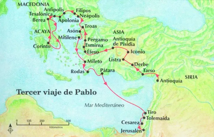 cuales fueron los cuatro viajes misioneros de san pablo