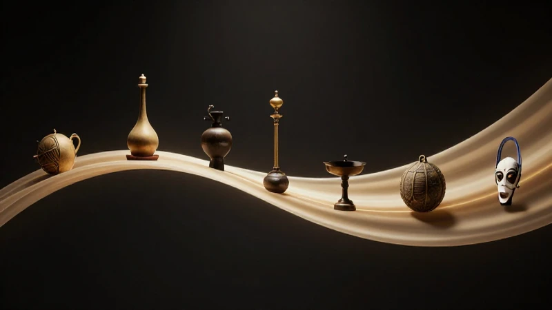 Instrumentos antiguos en imagen cinematográfica dramática
