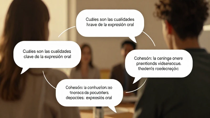 Comunicación oral requiere fluidez y conexión clara