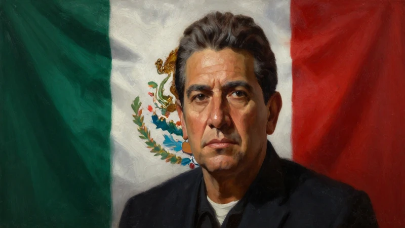 Retrato de Juárez con luz contrastada y bandera