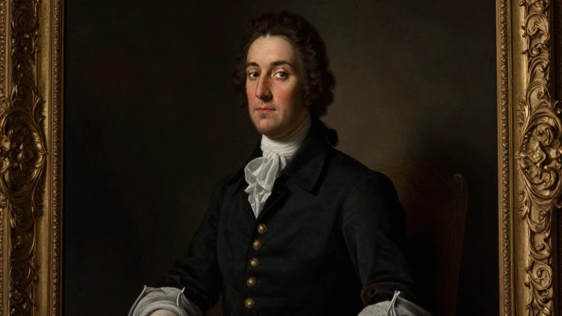 Retrato histórico de Iturbide con gran dramatismo