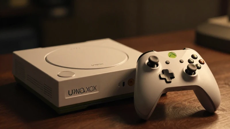 Xbox original, iluminación dorada y cinematográfica