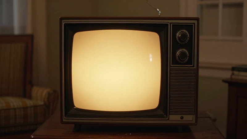 Televisión a color: nostalgia y evolución histórica