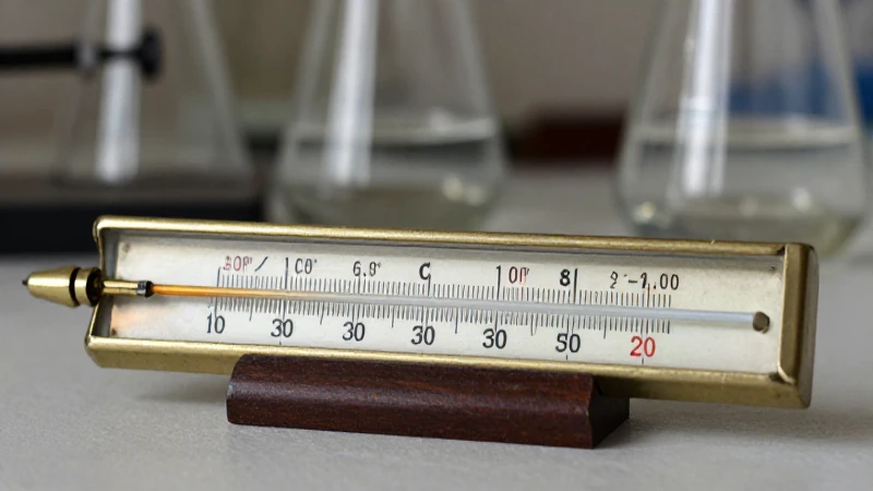 Cómo ha evolucionado el termómetro a lo largo de la historia 7 Termómetro antiguo en laboratorio con luz histórica